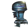 Подвесной лодочный мотор SEA-PRO T 40JS&E водомет T 40JS&EV